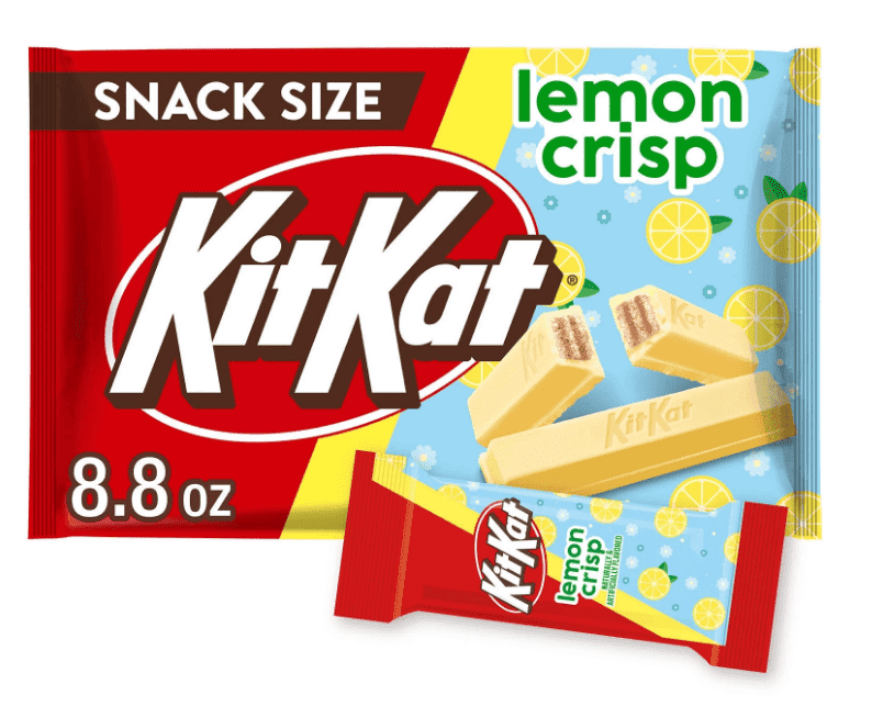 Kit Kat - 8.8 oz Bag - Kit Kat Lemon Flavored Creme Wafer Snack Size ...