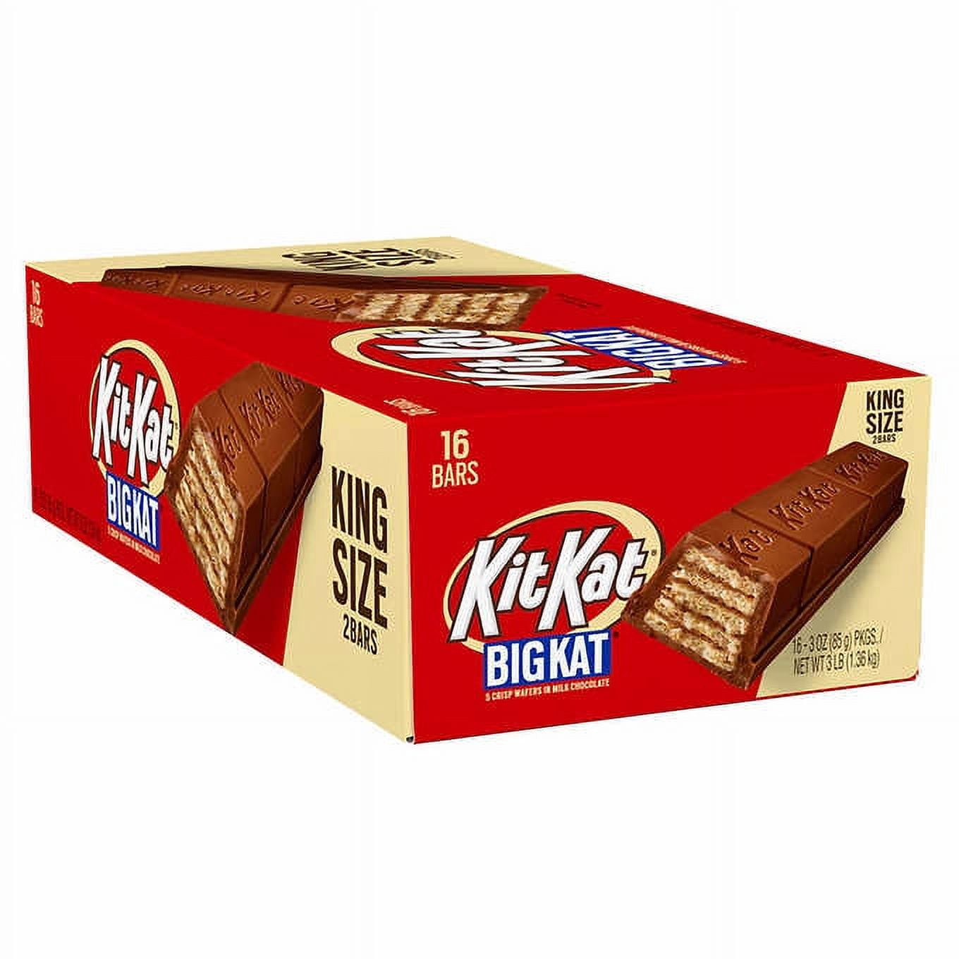 Kit Kat Big Kat, King Size, 3.0 oz, 16count
