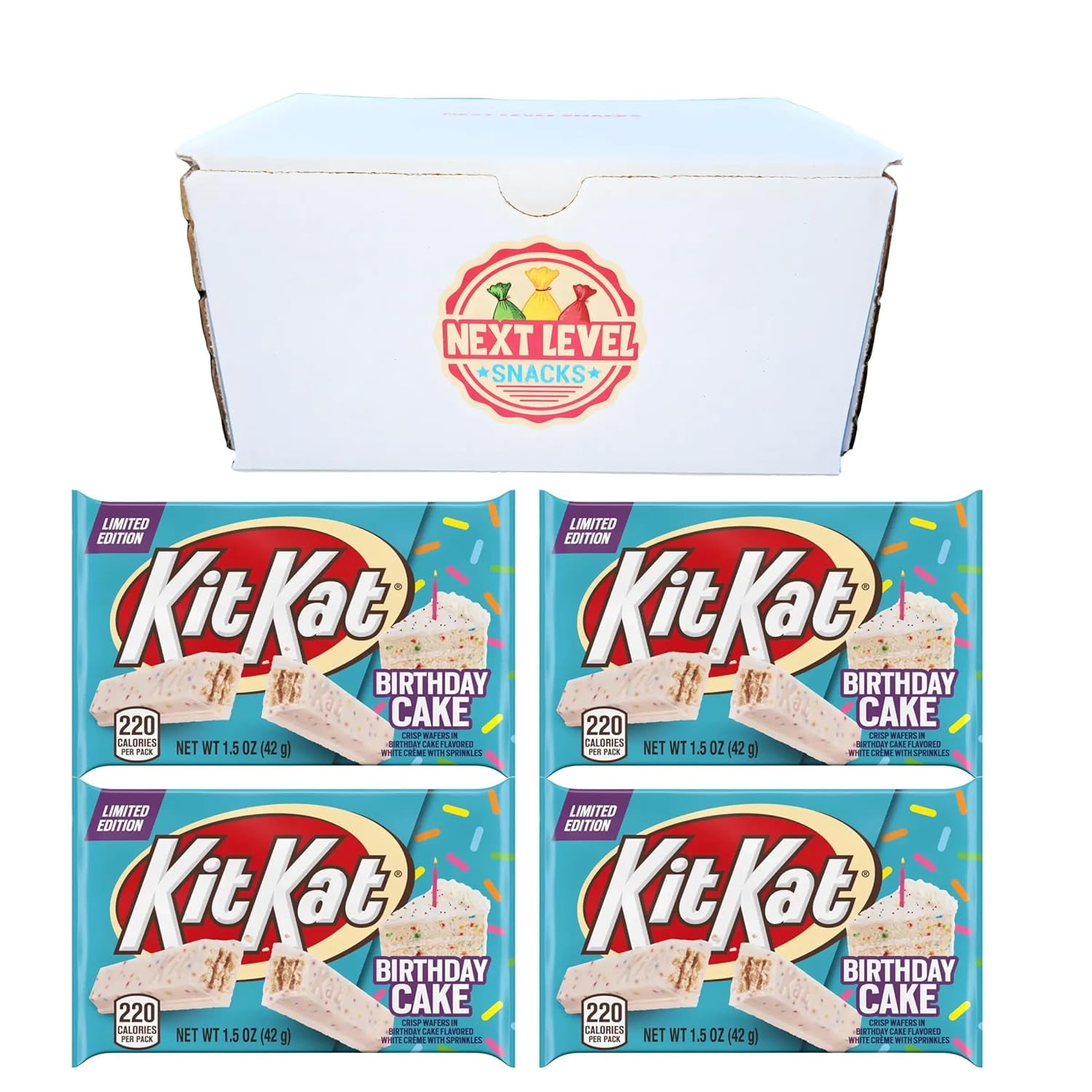 Kit Kat Birthday Cake - Limited Edition Birthday Cake Flavored Wafer ...