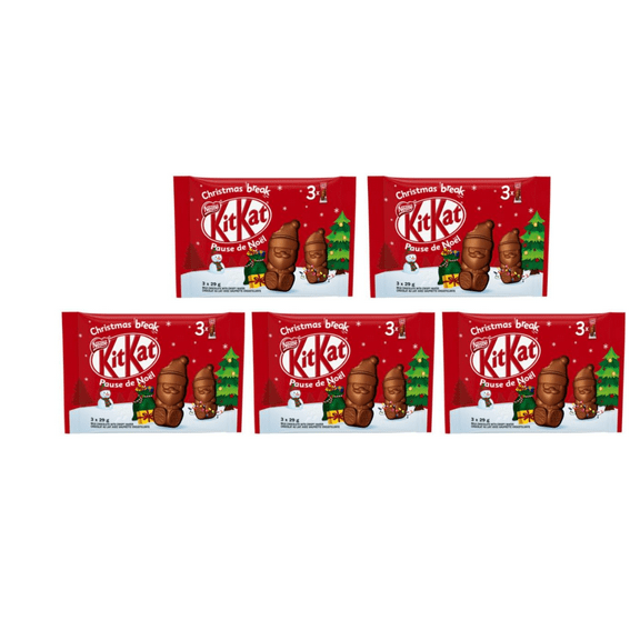 Kit Kat Chocolate Santa 29g X 3" (5 PACK)