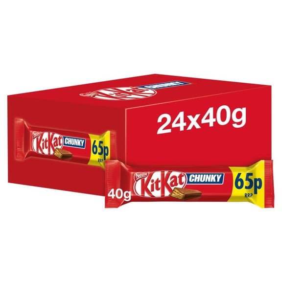 Kit Kat Chunky Milk Chocolate Bar 40g  (pack of 24)