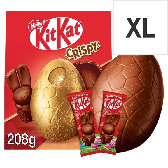 Kit Kat Chunky Milk Chocolate Giant Easter Egg 208g, Imported from Britain