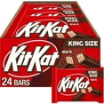 thumbnail image 1 of Kit Kat Dark Chocolate Wafer King Size Candy, Bars 3 oz, 24 Count, 1 of 9