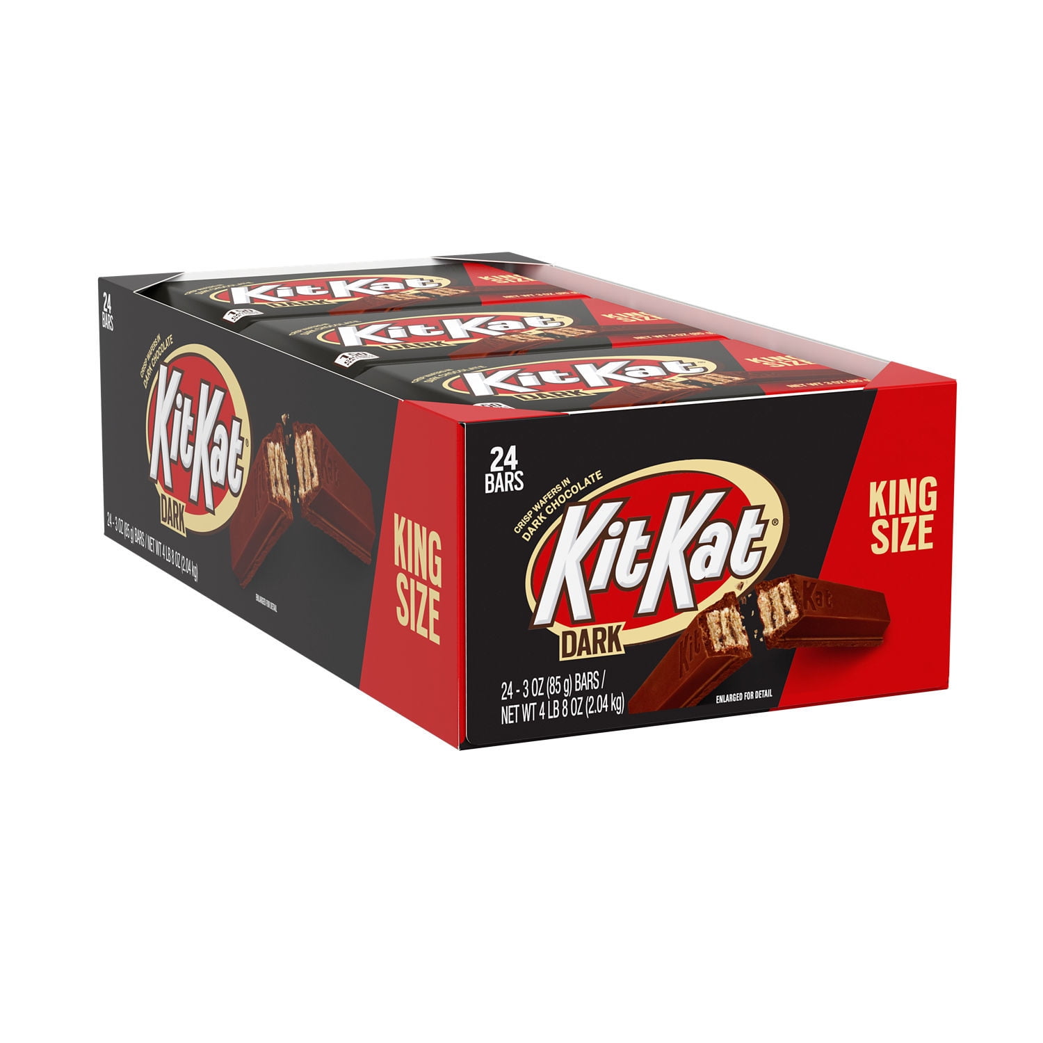 Individually Wrapped Kit Kat Dark Chocolate Wafer King Size 3 oz Candy