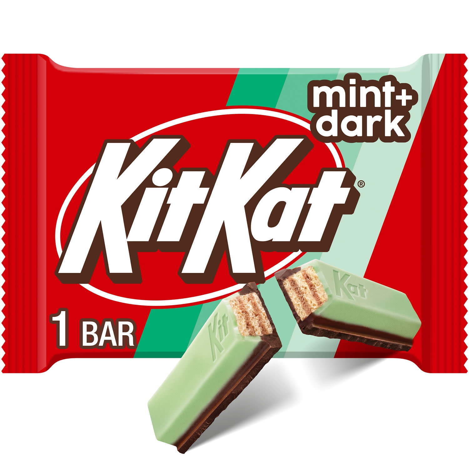 Kit Kat Duos Dark Chocolate Mint Wafer Candy, Bar 1.5 oz