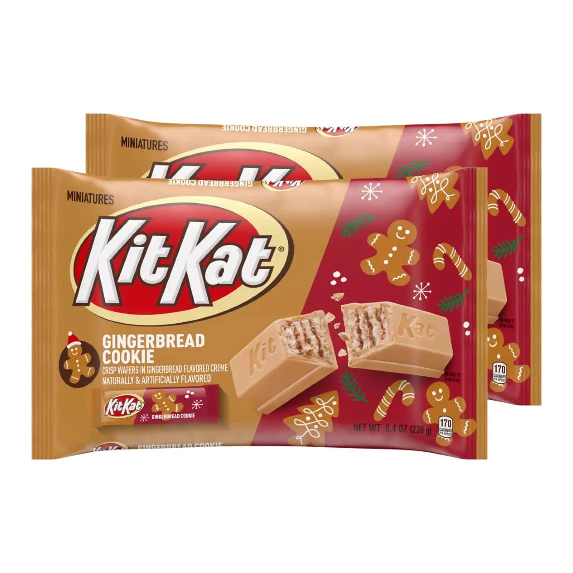 KIT KAT®, Miniatures Gingerbread Cookie Gingerbread Flavored Creme