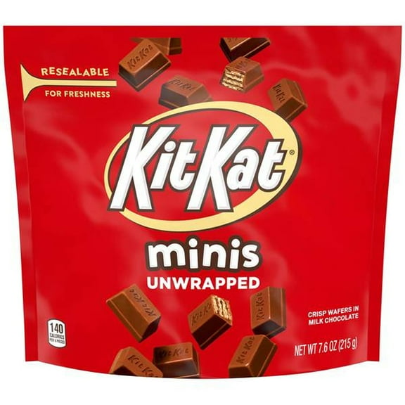 Kit Kat Milk Chocolate Unwrapped Minis (Pack of 4)