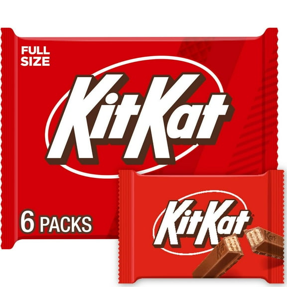 Kit Kat Milk Chocolate Wafer Candy Bars - 9oz/6ct - Pack of 2