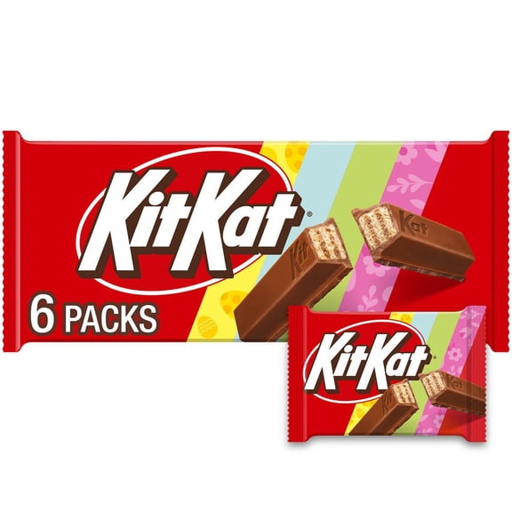 Kit Kat Milk Chocolate Wafer Easter Candy Bars - 6ct/9oz