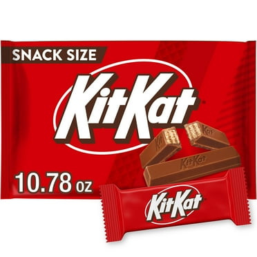 Kit Kat Milk Chocolate Wafer Snack Size Candy, Bag 10.78 oz