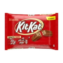 Kit Kat Milk Chocolate Wafer Snack Size Candy, Jumbo Bag 20.1 oz