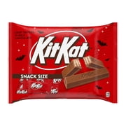Kit Kat Milk Chocolate Wafer Snack Size, Halloween Candy Bag, 10.78 oz