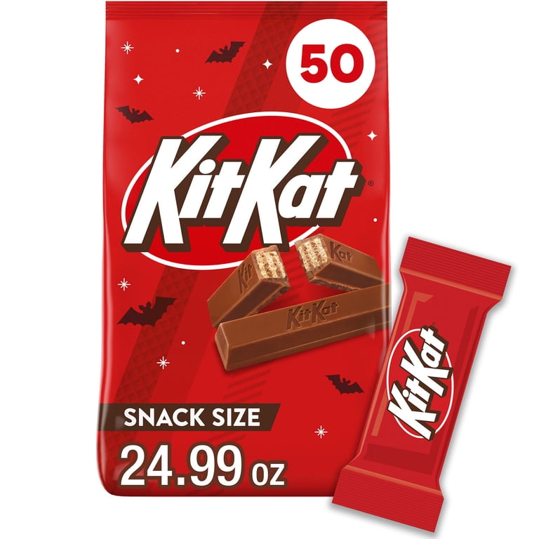 Kit Kat Milk Chocolate Wafer Snack Size Halloween Candy, Bag 24.99