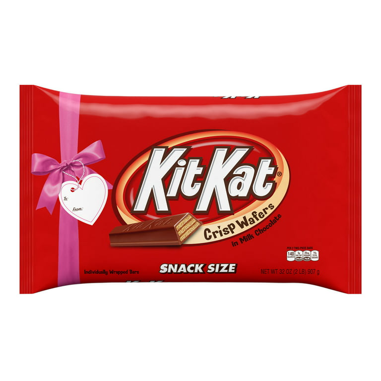 KIT KAT Milk Chocolate Wafer Snack Size, Candy Bag, 32.34 oz (66 Pieces)