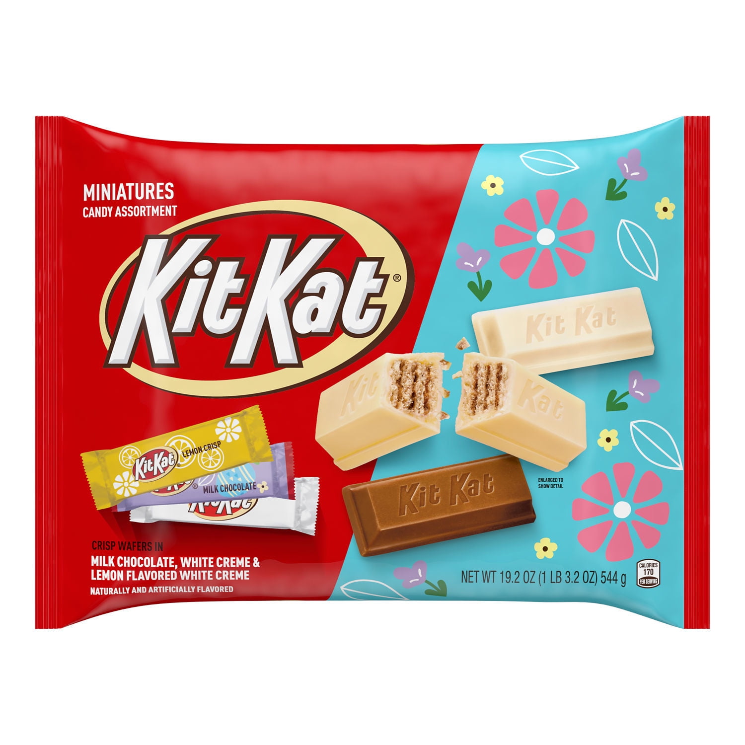 Kit Kat® Miniatures Assorted Flavored Wafer Easter Candy, Variety Bag 19.2  oz - Walmart.com