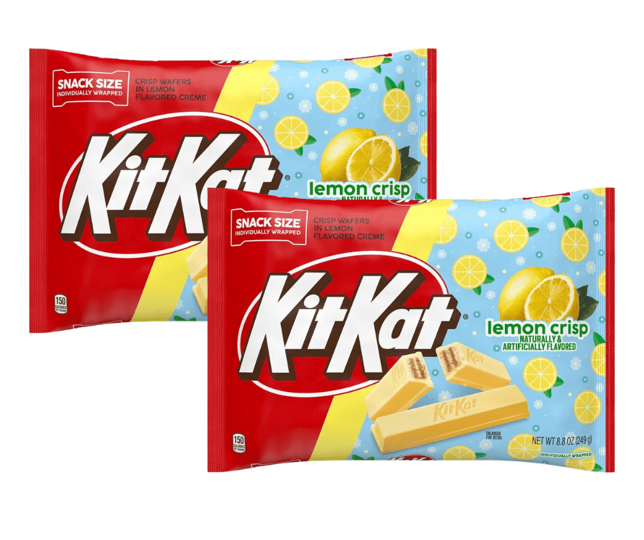 Kit Kat Miniatures Lemon Crme Wafer Easter Candy, 8.8 oz Bags  2 Pack