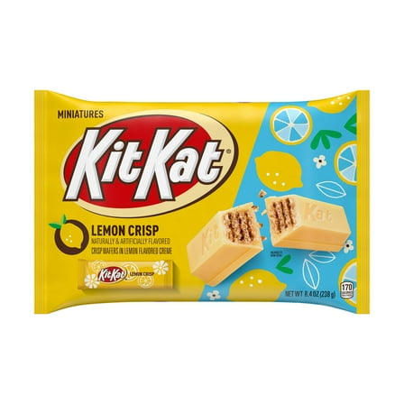 Kit Kat® Miniatures Lemon Flavored Creme Wafer Easter Candy, Bag 8.4 oz