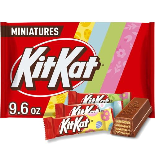 Kit Kat Miniatures Milk Chocolate Wafer, Easter Candy Bag, 9.6 Oz