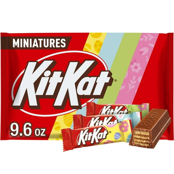 KIT KAT® Miniatures Milk Chocolate Wafer, Easter Candy Bag, 9.6 oz