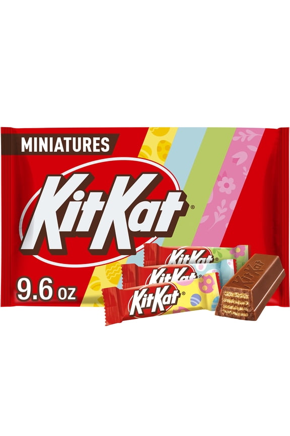 KIT KAT® Miniatures Milk Chocolate Wafer, Easter Candy Bag, 9.6 oz