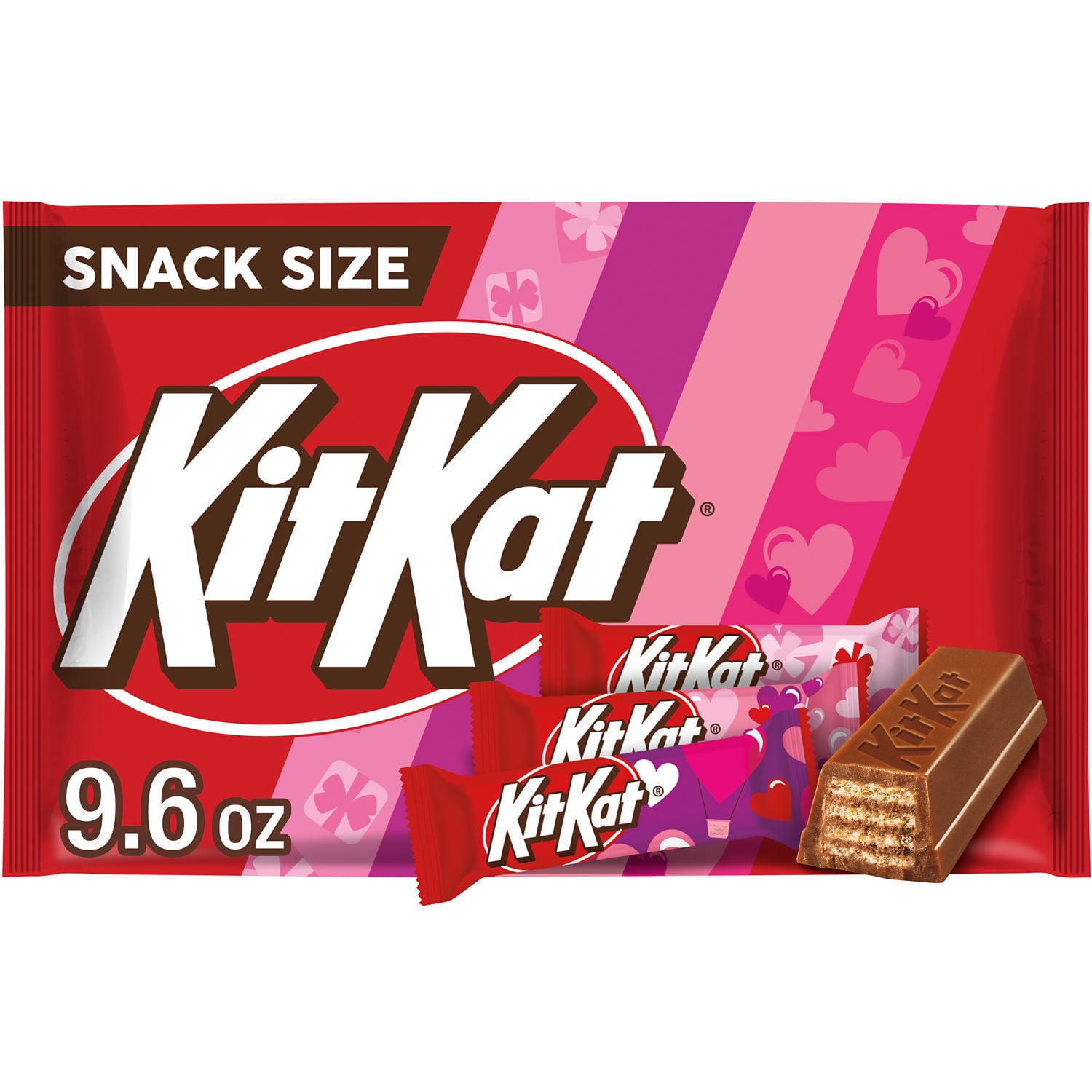 KIT KAT® Miniatures Milk Chocolate Wafer, Valentine's Candy Bag, 9.6 oz