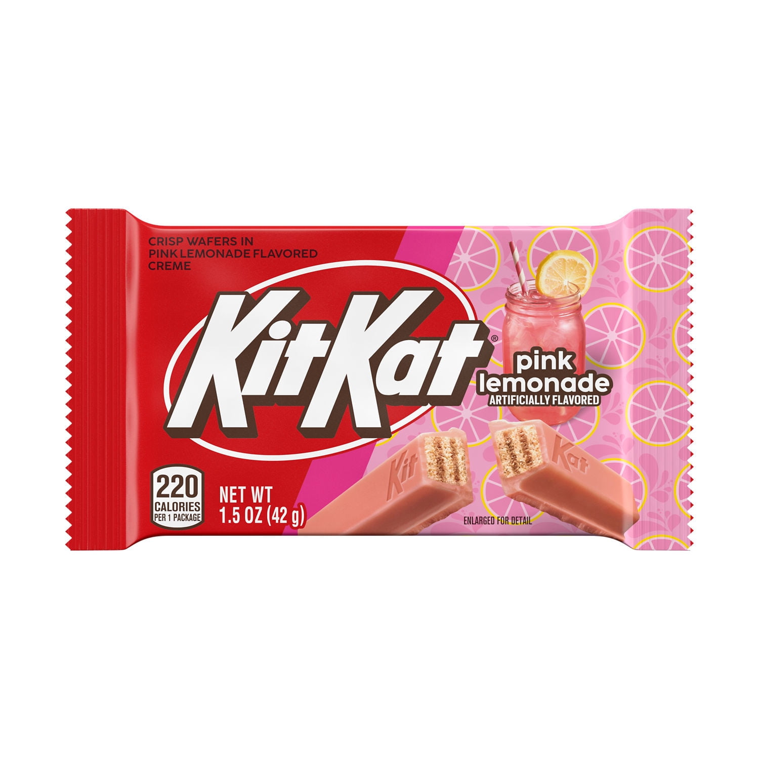 Kit Kat Pink Lemonade Flavored Wafer Candy, Bar 1.5 oz - Walmart.com