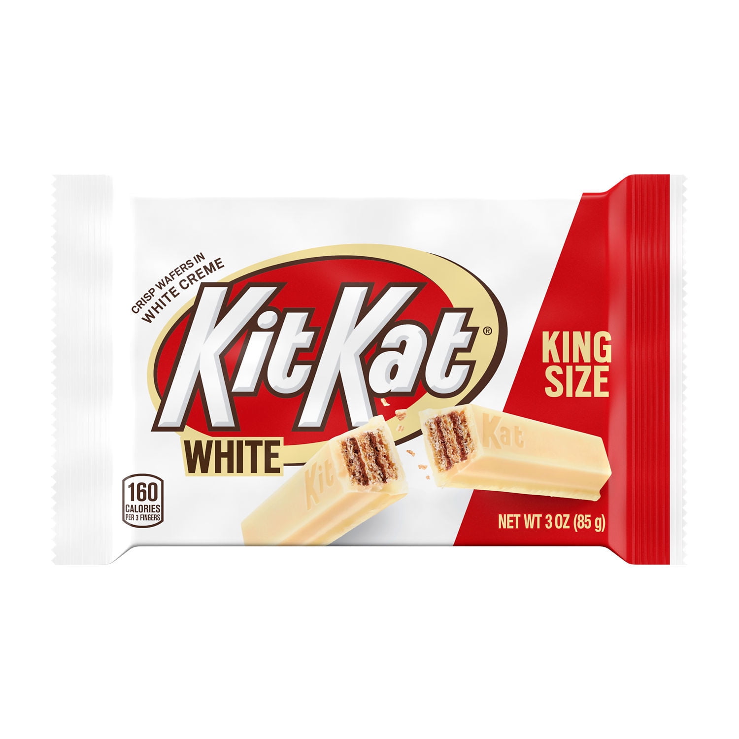 Kit Kat® White Creme Wafer King Size Candy, Bar 3 oz