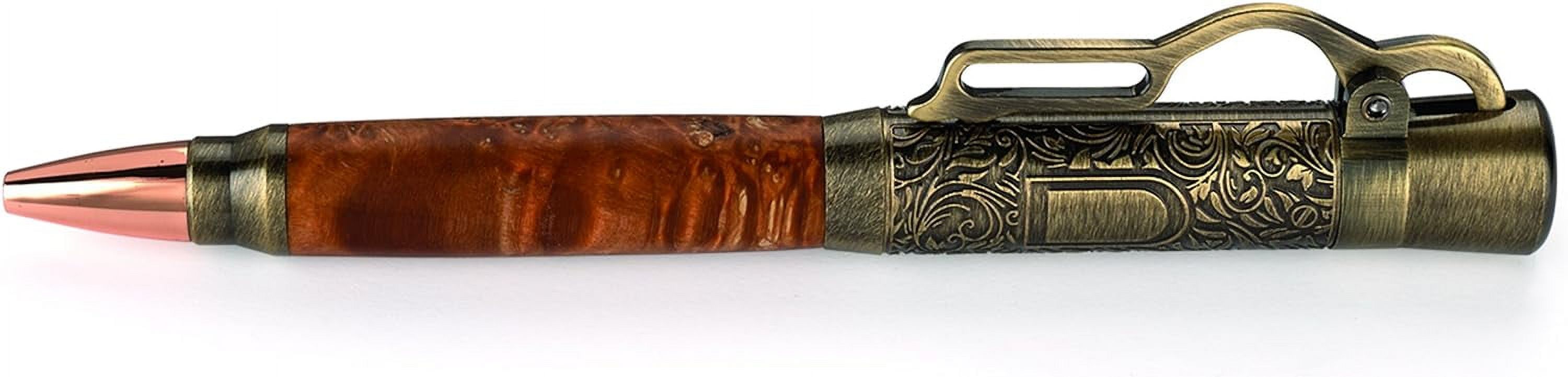 Kit Lever Action Pen, Antique Brass