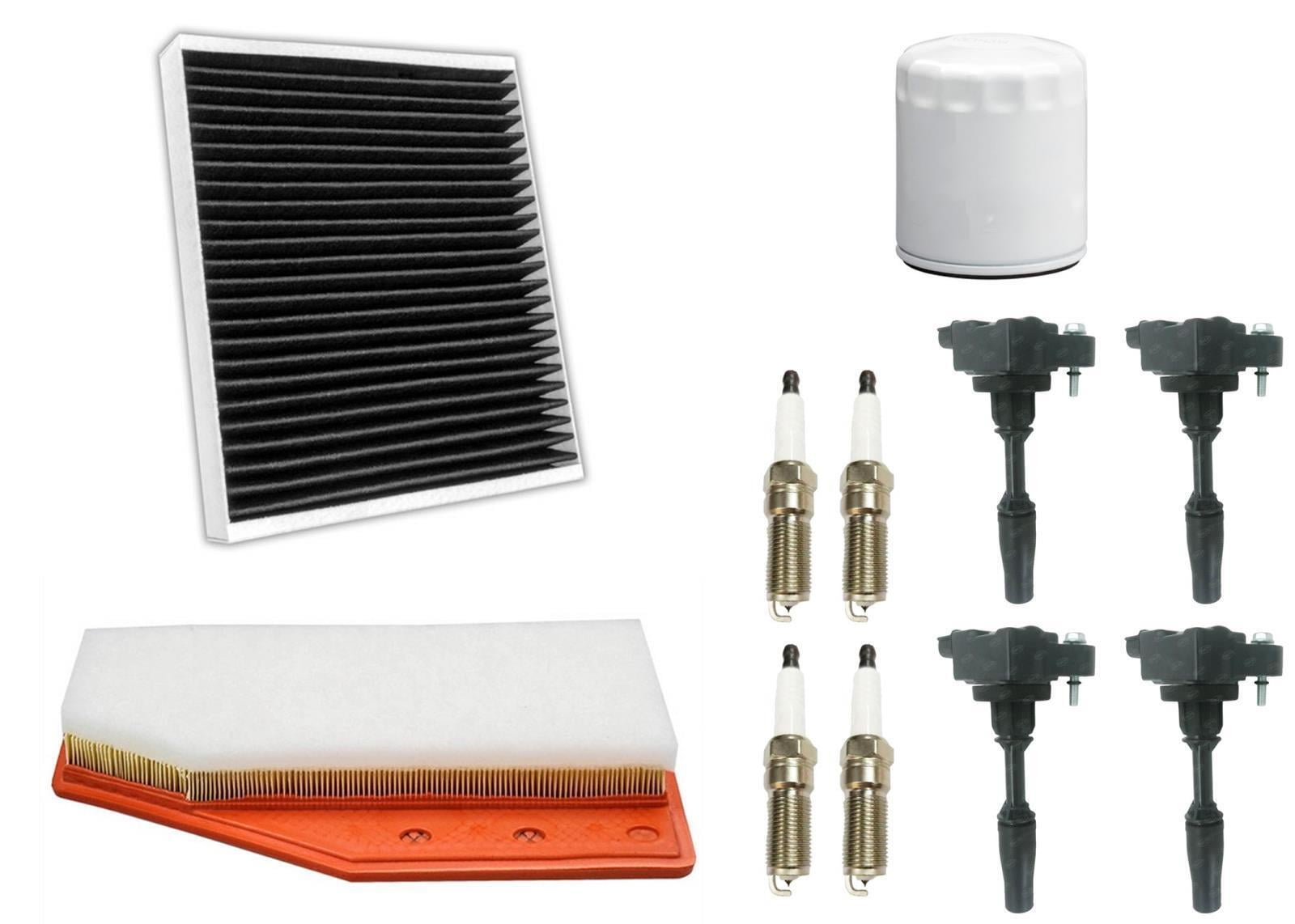 Kit No. 159455 - 4x High-Performance Direct Ignition Coils + for Spark ...