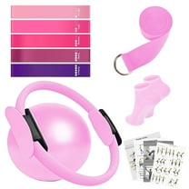 Kit Portable Fitness With Toning Ring Resistance Bands Yoga For Women's Home Workouts & Beginners High Value New Set Better Me Pilgots Kit Pilgots Kit For Women Booty Bands