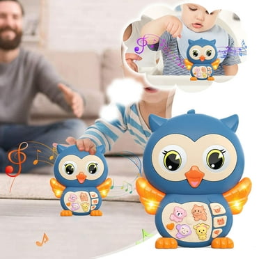 Kit for Toddlers 5-7 Toddler Learning Toys for Ages 2-4 Toys Kit for Kids 2-4 Owl Music Baby Toys Toddler Learning Toys With Music and Light Lighting Toys Three Game Modes Education Gifts