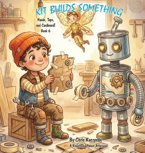 Kit's Little Sparks Kit Builds Something: Hands Tape and Cardboard, Book 1, (Hardcover)