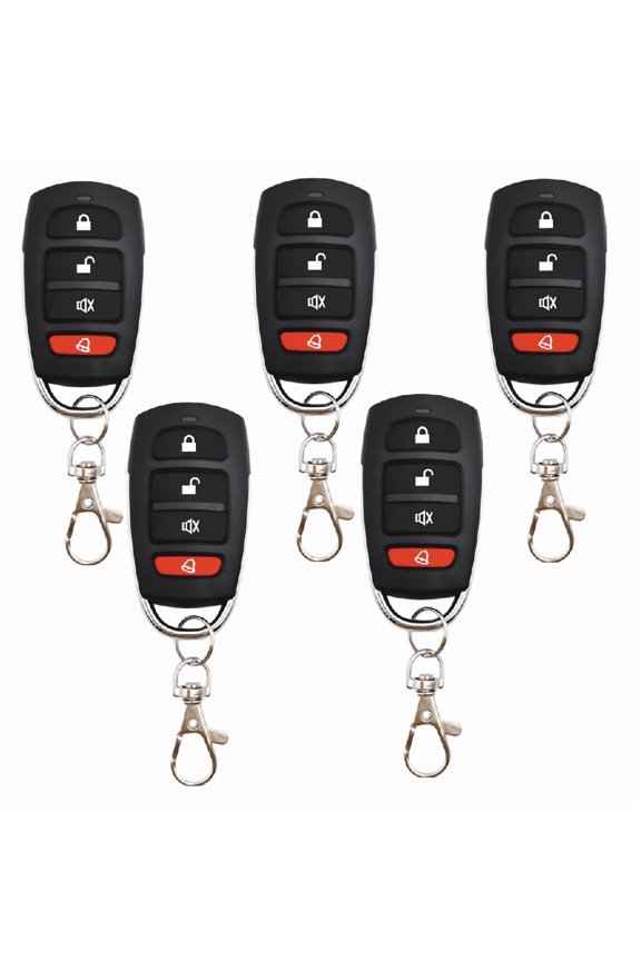 Kit5/Kit10 Gantch Universal Duplicator Remote Garage Door, 433.92 Mhz Remote for Gate, Remote Control Key Fob, Replacement Garage Door Electric Gate Cloning Remote Control Keychain Red-D