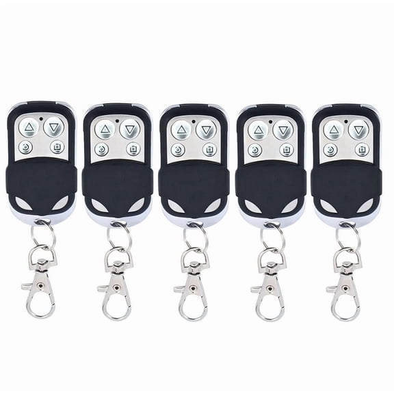 Gantch 433MHz 4-Button Universal Cloning Copy Remote Control Key Fob for Car Garage Door Gate JS-ARROW 5pcs