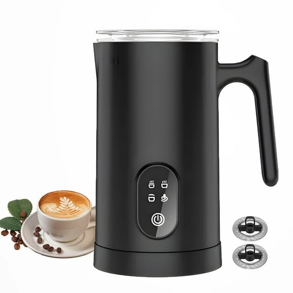 KitGody 4 in 1 Automatic Milk Warmer Stainless Steel, Foam Maker for Espresso, Coffee, Milk, Latte Cappuccino, Macchiato, Hot Chocolate