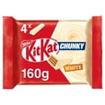 thumbnail image 1 of KitKat Chunky White Chocolate Bar Multipack 4 x 40g, British Import (Pack of 3), 1 of 3