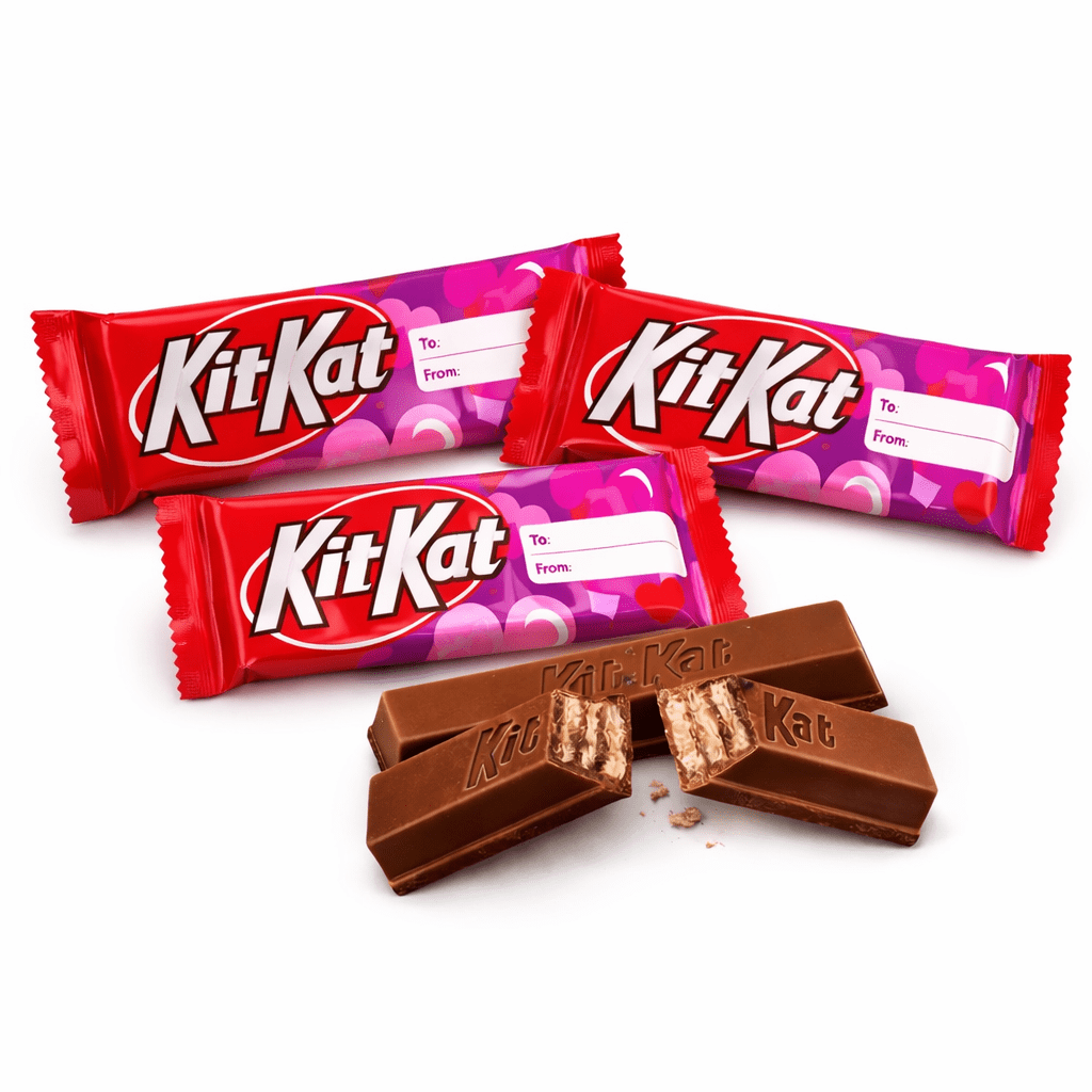 KitKat Milk Chocolate Wafer Candy Bars - Snack Size - Valentines Edition - 5 lb