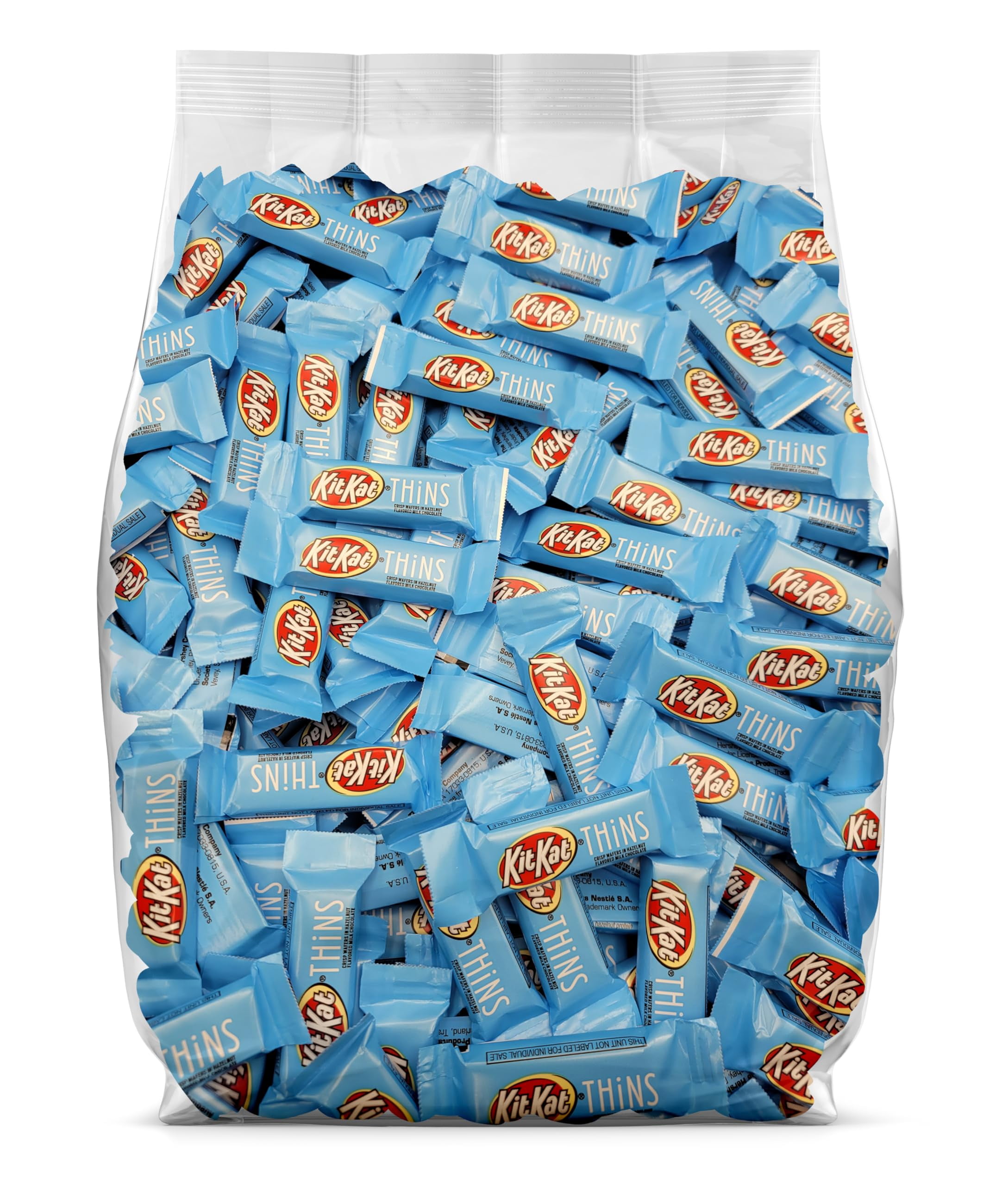 KitKat Thins Chocolate Hazelnut SE33 Milk Chocolate KitKat Candy Bars