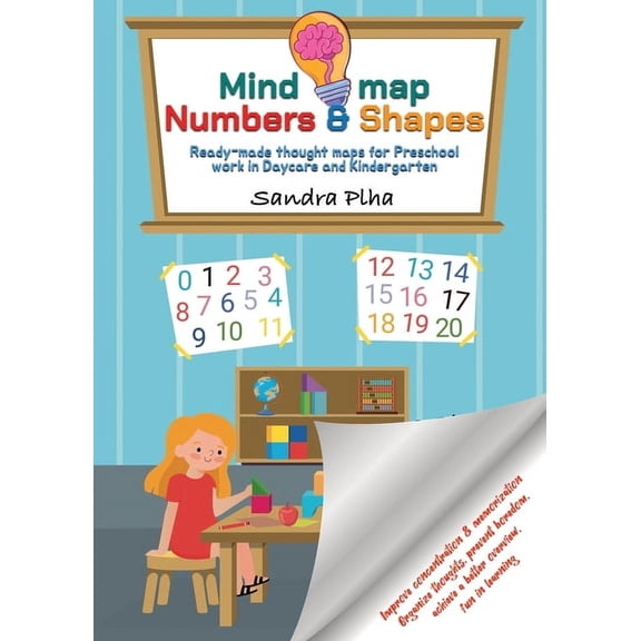 KitaFix-Mindmap Numbers & Shapes (Ready-made thought maps for Preschool work in Daycare and Kindergarten): Improve c, (Paperback)