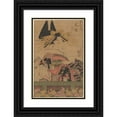 thumbnail image 1 of Kitagawa Utamaro 17x24 Black Ornate Framed Double Matted Museum Art Print Titled: Portrait of Beauty, Hanamurakasi and Tama-Ya (Late 18th Century-Ca. 1806), 1 of 5