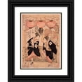 thumbnail image 1 of Kitagawa Utamaro 18x24 Black Ornate Framed Double Matted Museum Art Print Titled: Niwaka Festival, Yoshiwara, Performance of Flower Viewing Dance (circa 1798), 1 of 5