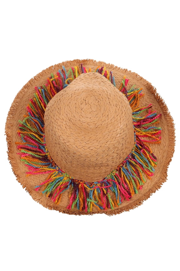 1Pc Crochet Sun Hat White Floppy Sun Hat Khaki For Time Uv Protection