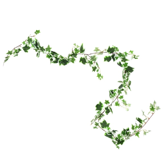 Kitandove 1Pcs White Edge Artificial Leaf Plants for Indoor Decoration 78.60X7.07X6.68In