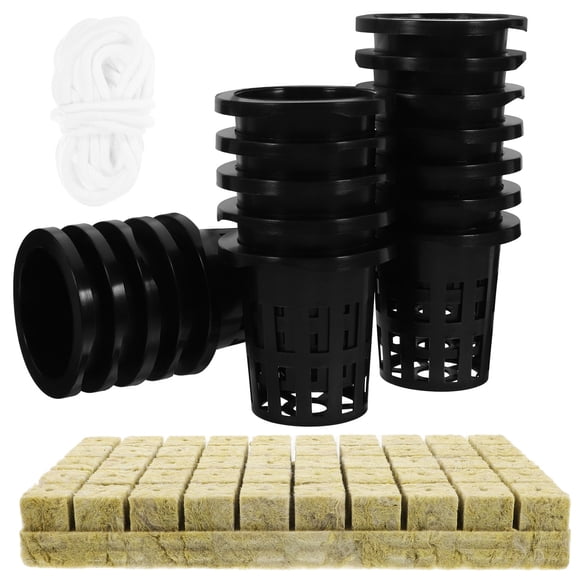 Kitandove 1Set All in One Hydroponics Growing System Kit with Self Watering Planter for Home Use