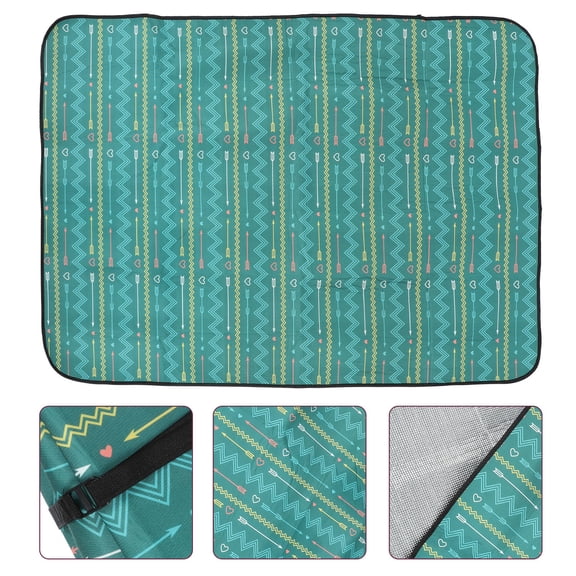 Kitandove 1Set Lightweight Camping Mat with Function in Green 59x39in