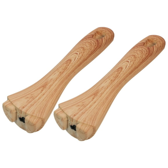 Kitandove 2Pcs Wok Handle Replacement Brown Bakelite Safety Handle Easy Storage for Everyday Use