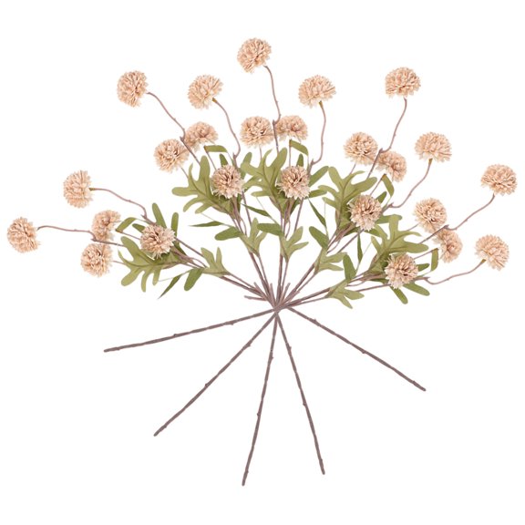 Kitandove 5Pcs Lifelike Fake Dandelion Flowers Plastic Material White for Photography Props and Home Decor