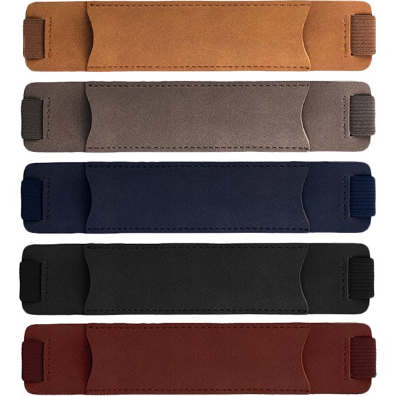 Kitandove Back to School 5pcs Binder Elastic Band Burgundy Elastic Band Damage Prevention for Business Users