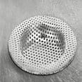 thumbnail image 1 of Kitandove Bathroom Floor Sink Strainer Filter 2Pcs Silver Metal Kitchen Sink Drain and Strainer 11.3x11.3in, 1 of 8