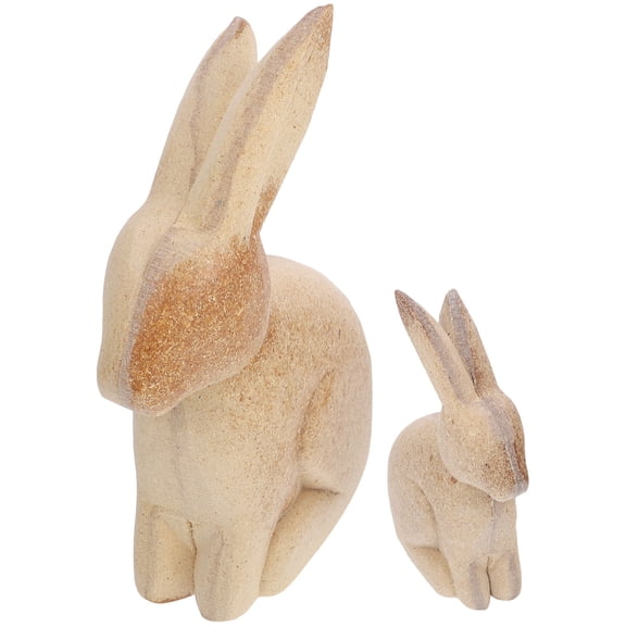 Kitandove Diy Painting Animal Decor Rabbit Shape For Home Decoration 1 Pair
